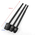 150mm CrMo Hardware Hand Tool Electric Photovoltaic Power Station Universal Hexagon Extension Socket H8-H19 Hex Impact Socket