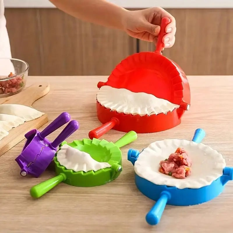 Multifunctional Dumpling Maker Set - Durable Easy-Press Empanada & Dumpling Molds for Home and Restaurant Use
